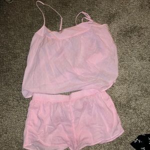 Adorable pink night set